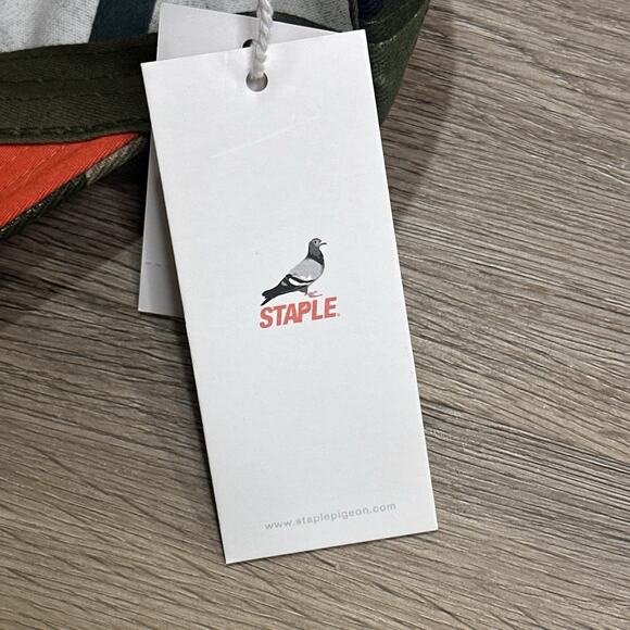 Staple Camo Camouflage NWT Hat Cap Strapback Adjustable Men Streetwear Skater - Picture 8 of 8